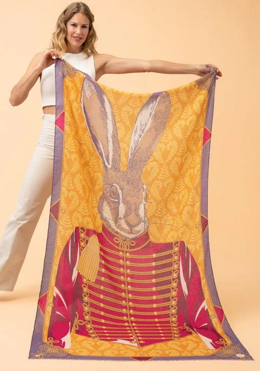 Powder - Print Scarf - Regal Hare