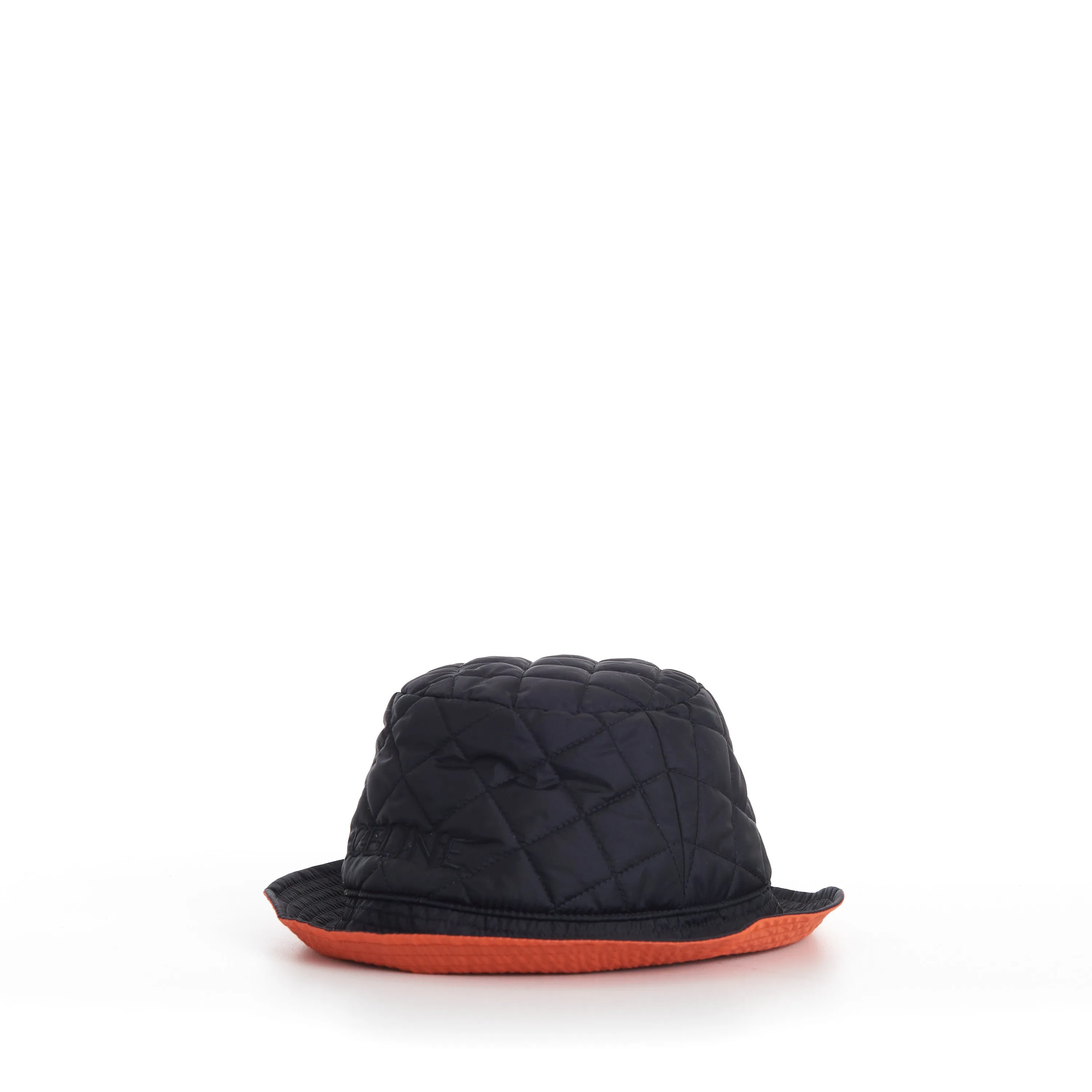 Quilted Bucket Hat With Celine Embroidery In Lightweight Nylon