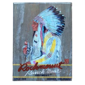 Rockmount Indian Chief Vintage Western Magnet