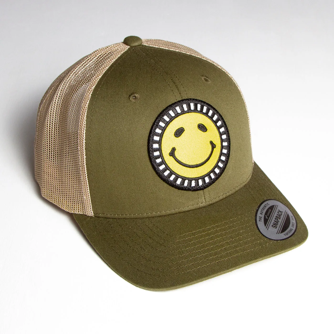 Smiley - Trucker Cap - Khaki