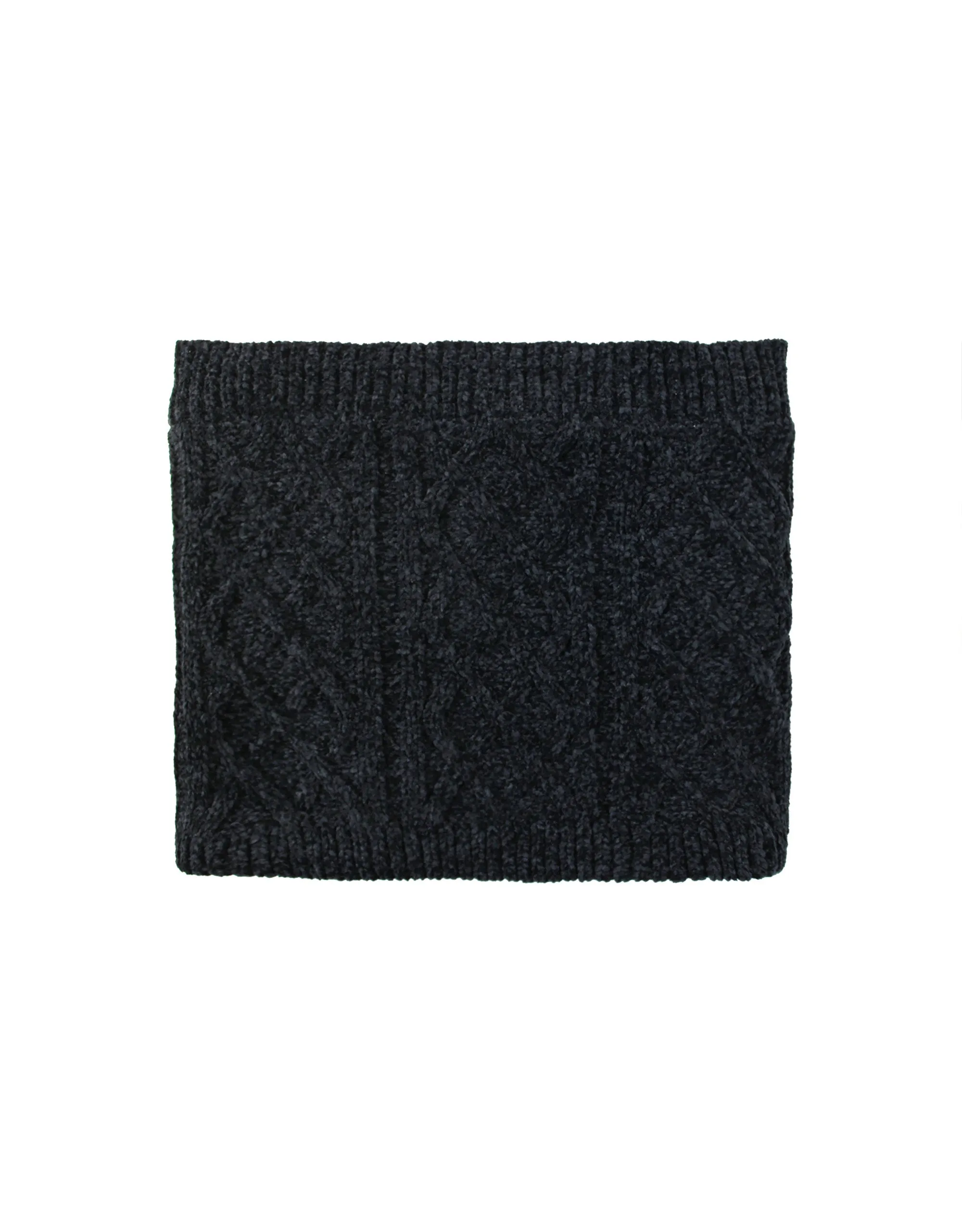 The Ivy Black Chenille Snood