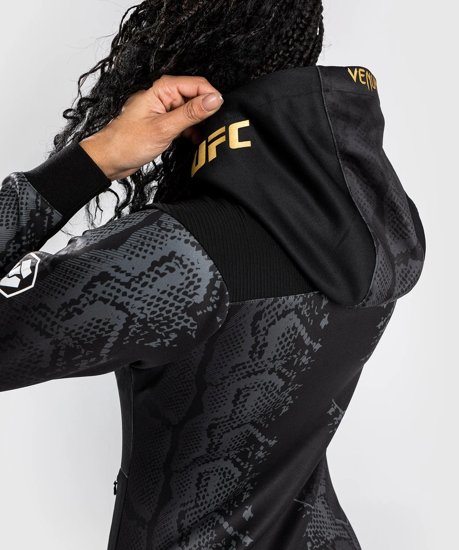 UFC Adrenaline by Venum Personalized Authentic Fight Night  Women’s Walkout Hoodie - Champion