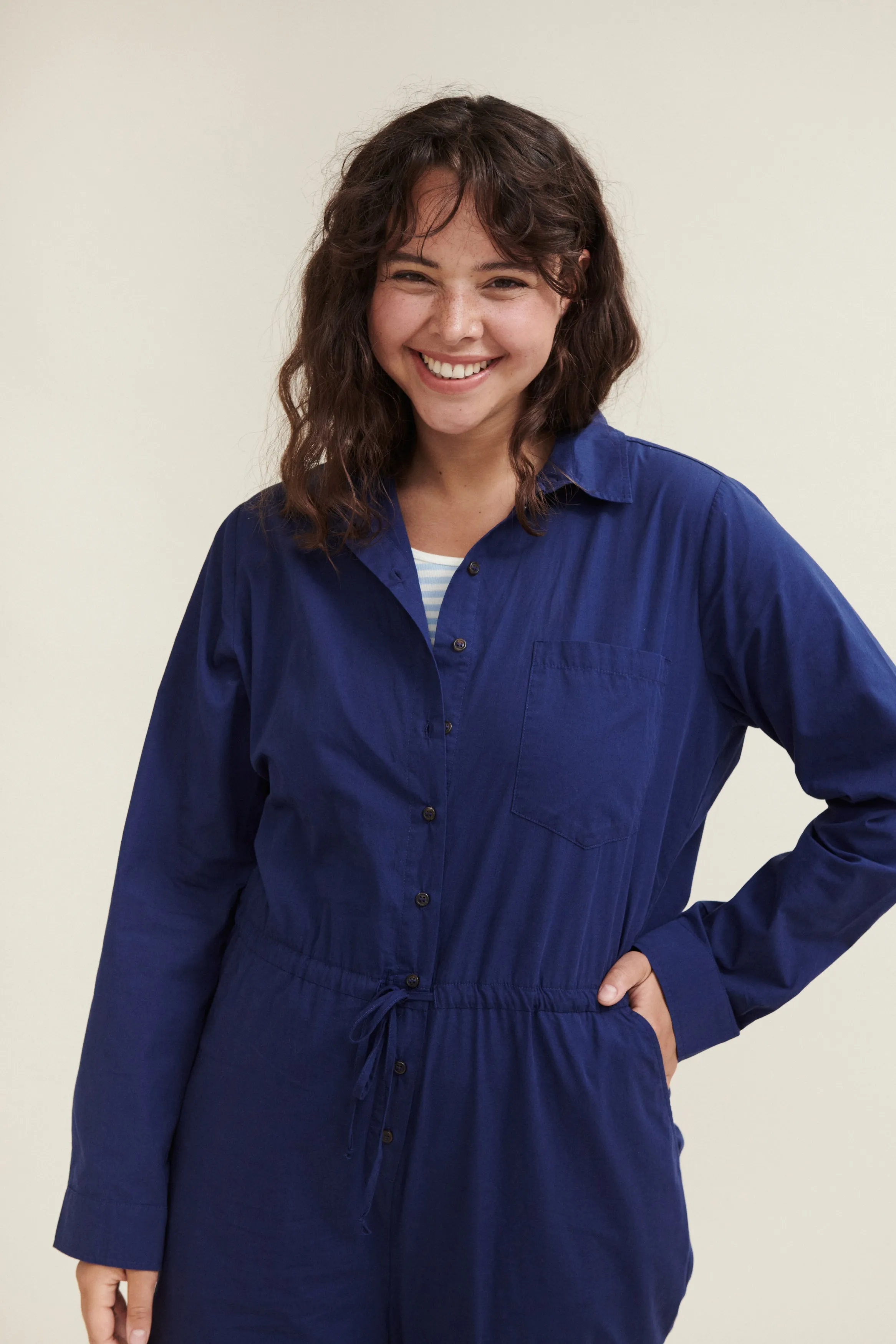 Vilde Jumpsuit - Indigo