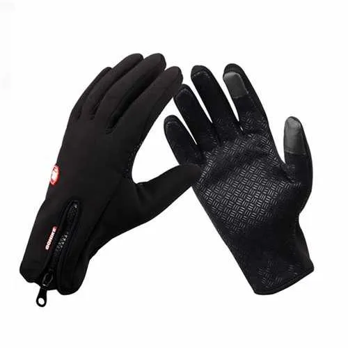 Winter Sports Bike Skiing Touch Screen Windproof Fleece Gloves