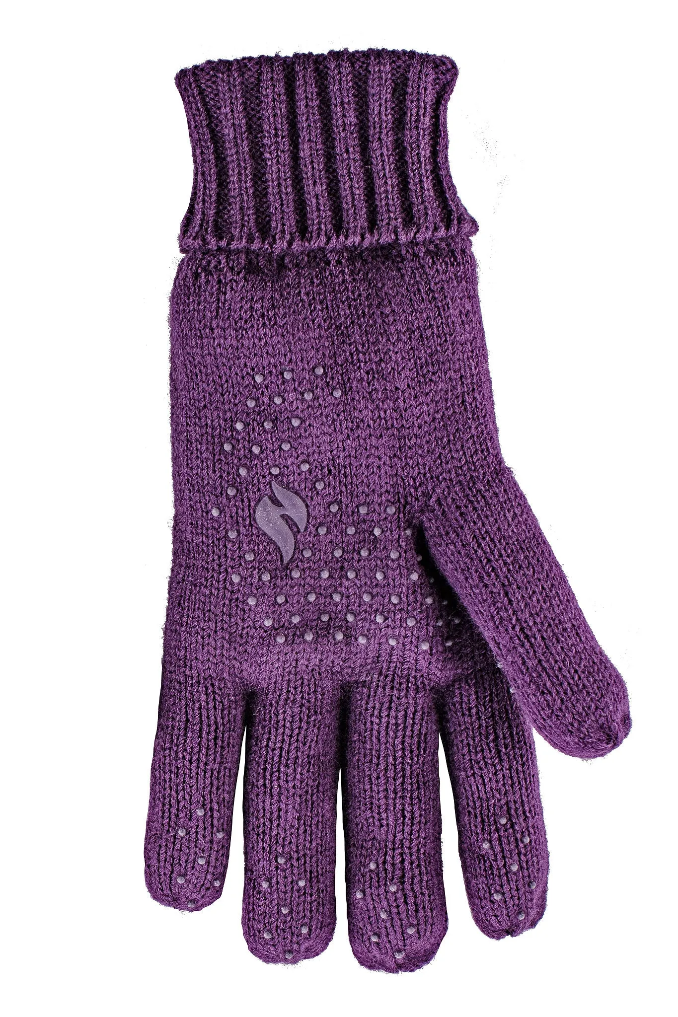 Women's Beth Flat Knit Silicone Grip Solid Glove