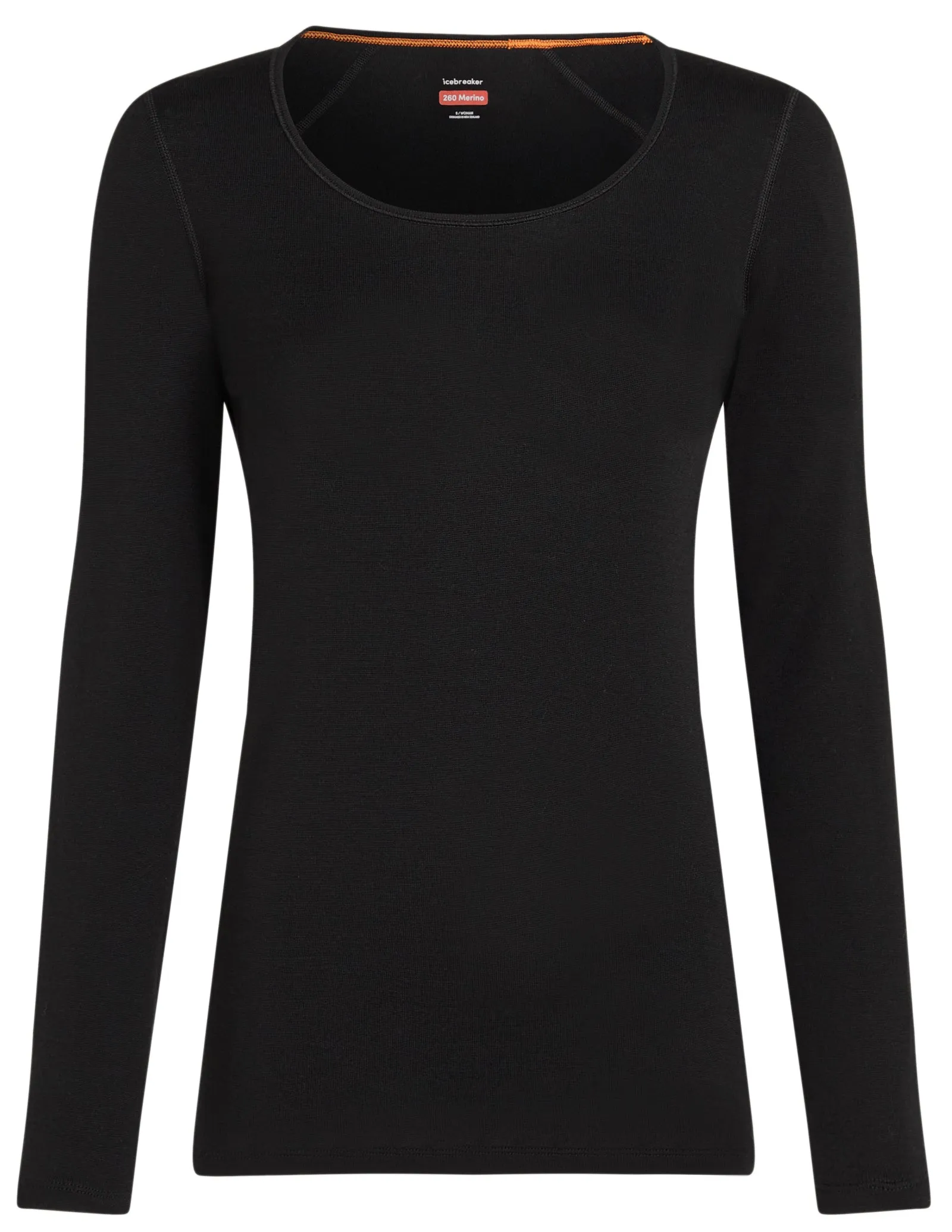 Women's Icebreaker Merino 260 Tech Long Sleeve Scoop Neck Base Layer {IC-0A5727}