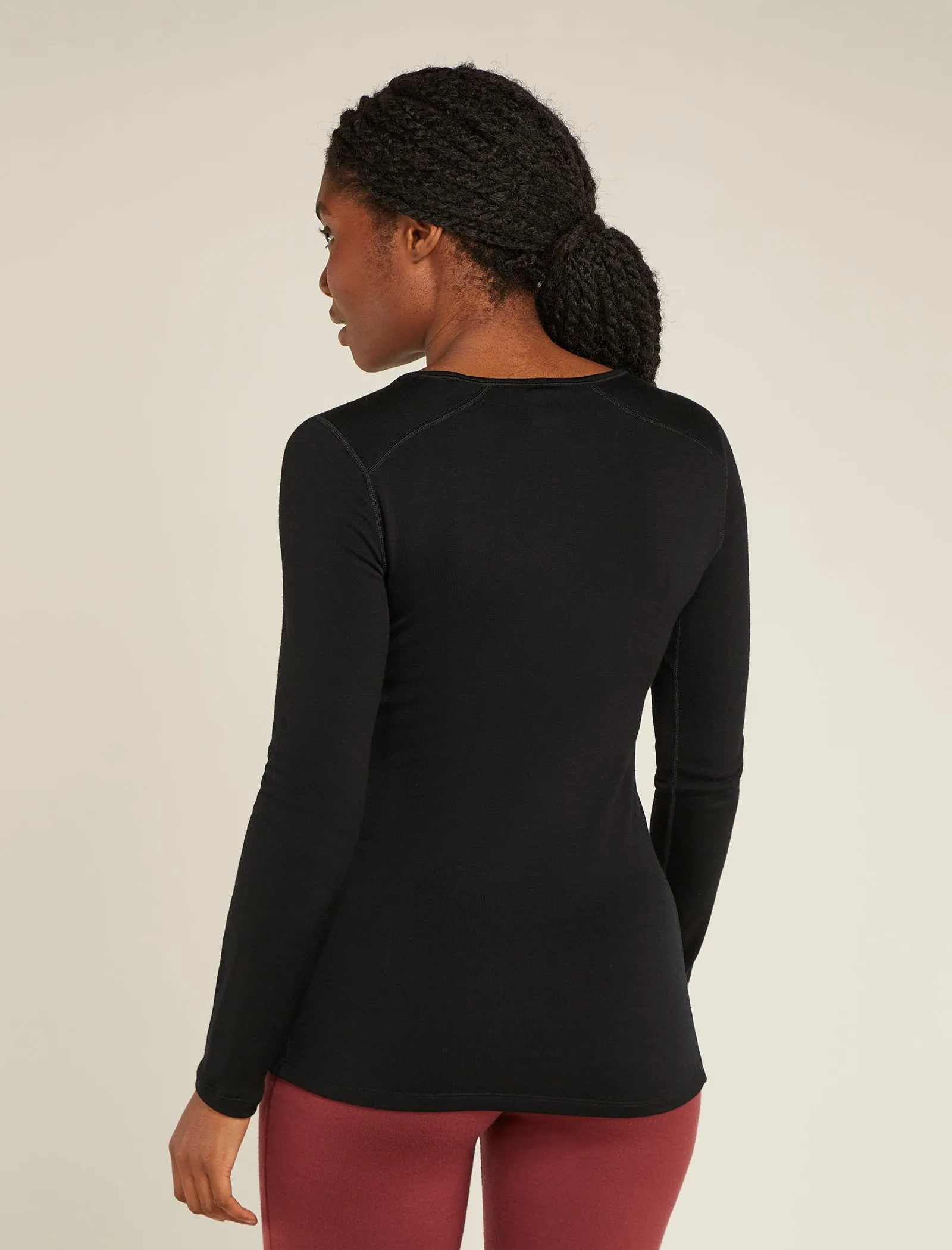 Women's Icebreaker Merino 260 Tech Long Sleeve Scoop Neck Base Layer {IC-0A5727}