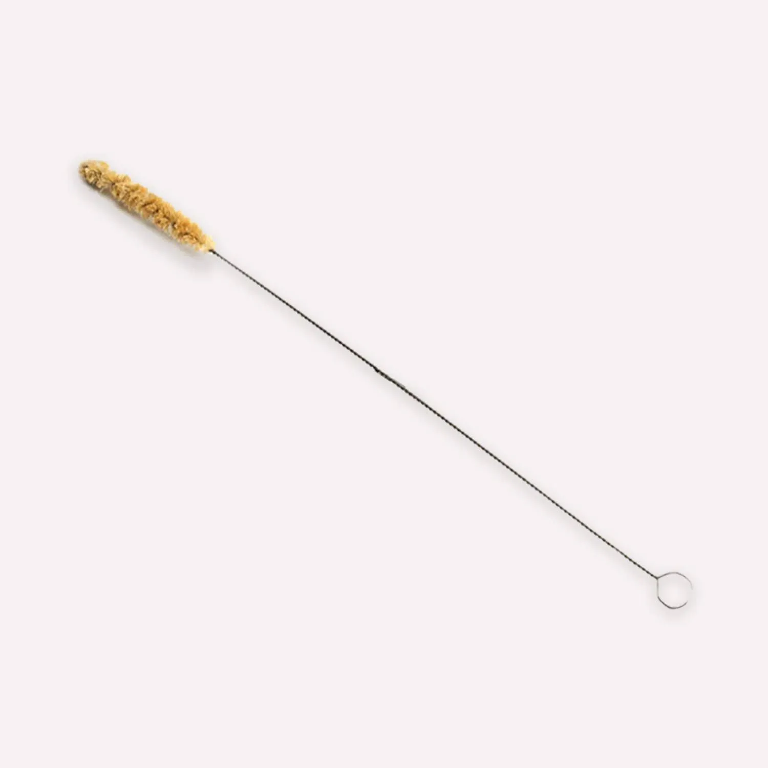 ZeroWasteStore Agave Fiber Straw Cleaner - Straw Cleaning Brush, Plastic Free, 100% Stainless Steel