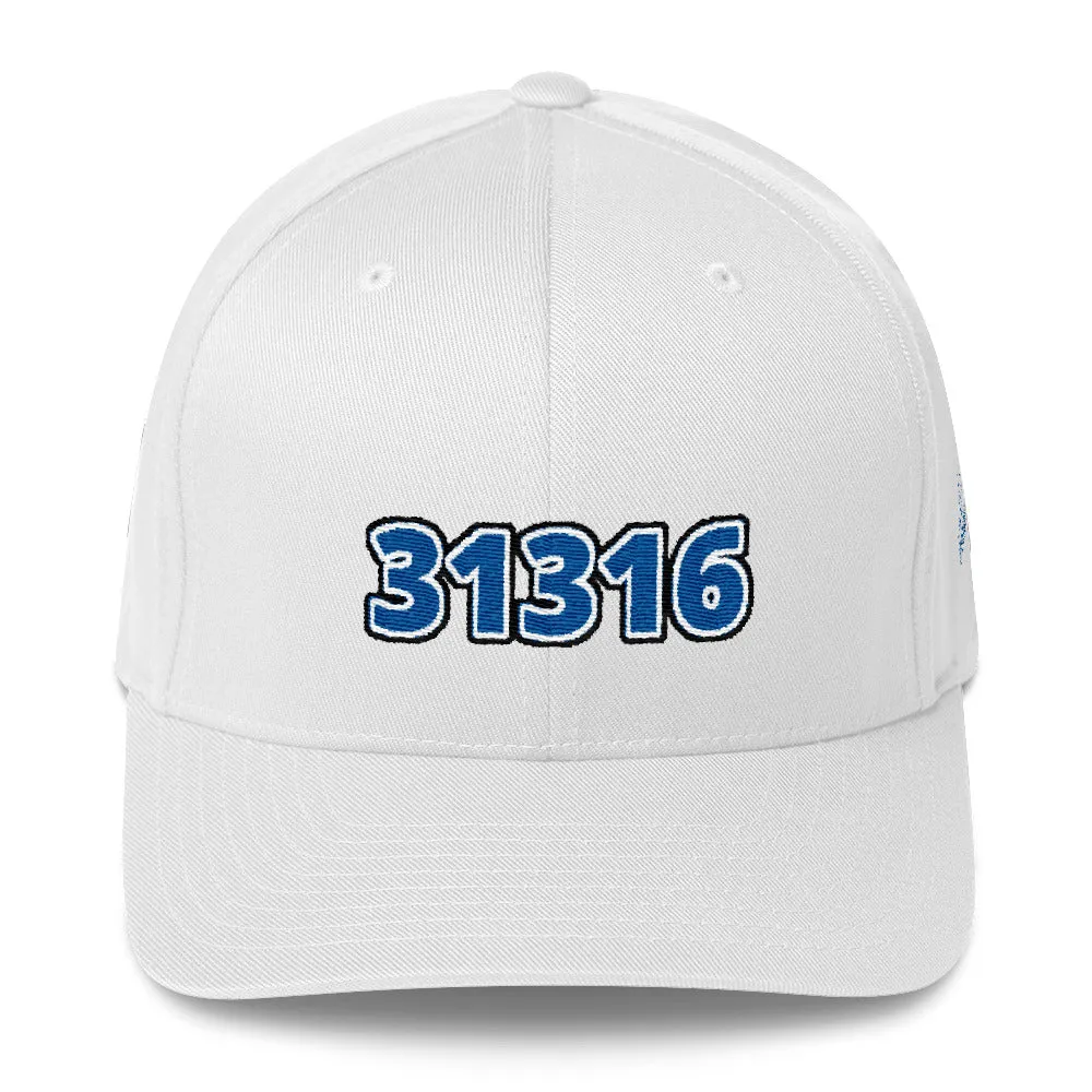 Zip Code 31316 Structured Twill Cap