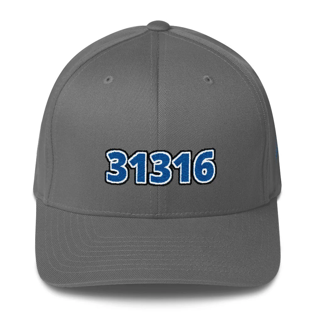 Zip Code 31316 Structured Twill Cap