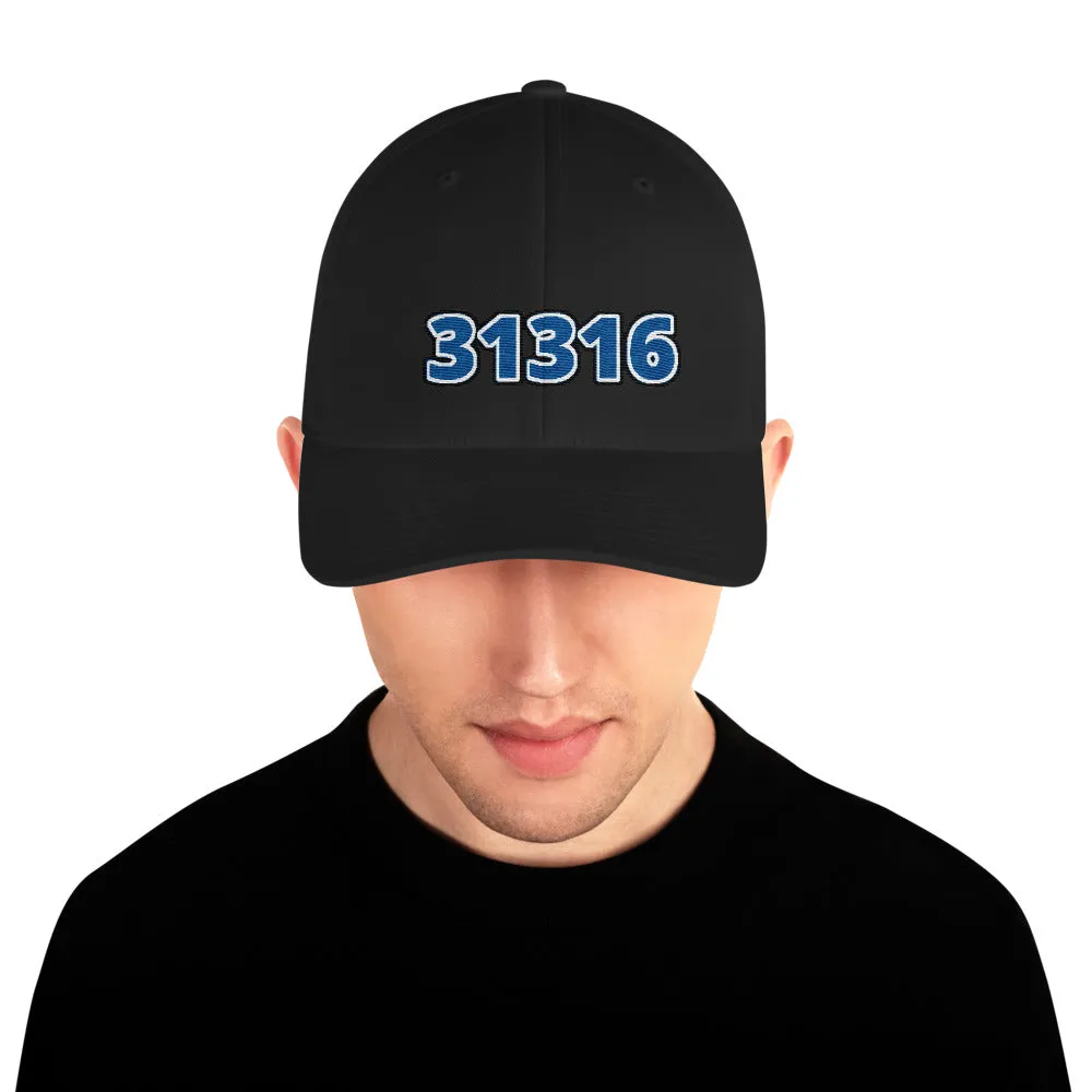 Zip Code 31316 Structured Twill Cap